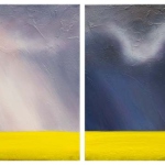 Canola Contrasts Diptych